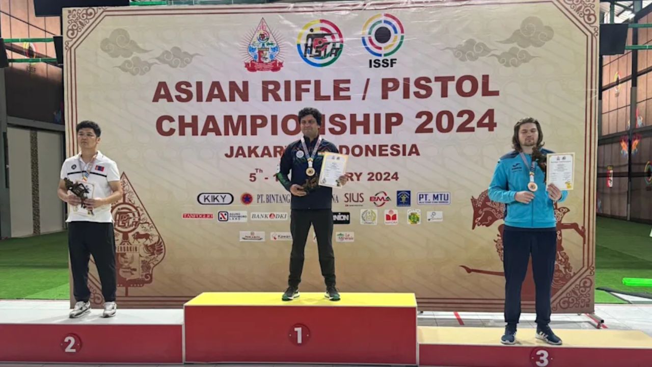 Usthadian Academy / Asian Shooting Championship 2024, Jakarta: Yogesh Bags Dual Gold, Lakshay Takes Bronze | 19 jan 2024 Usthadian Academy / Asian Shooting Championship 2024, Jakarta: Yogesh Bags Dual Gold, Lakshay Takes Bronze